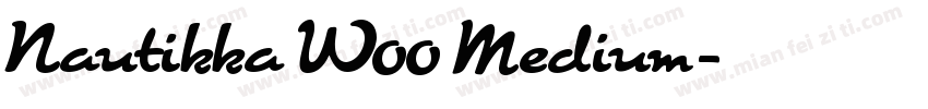 Nautikka W00 Medium字体转换